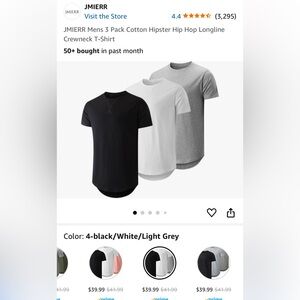 Brand New! JMIERR Mens T shirts